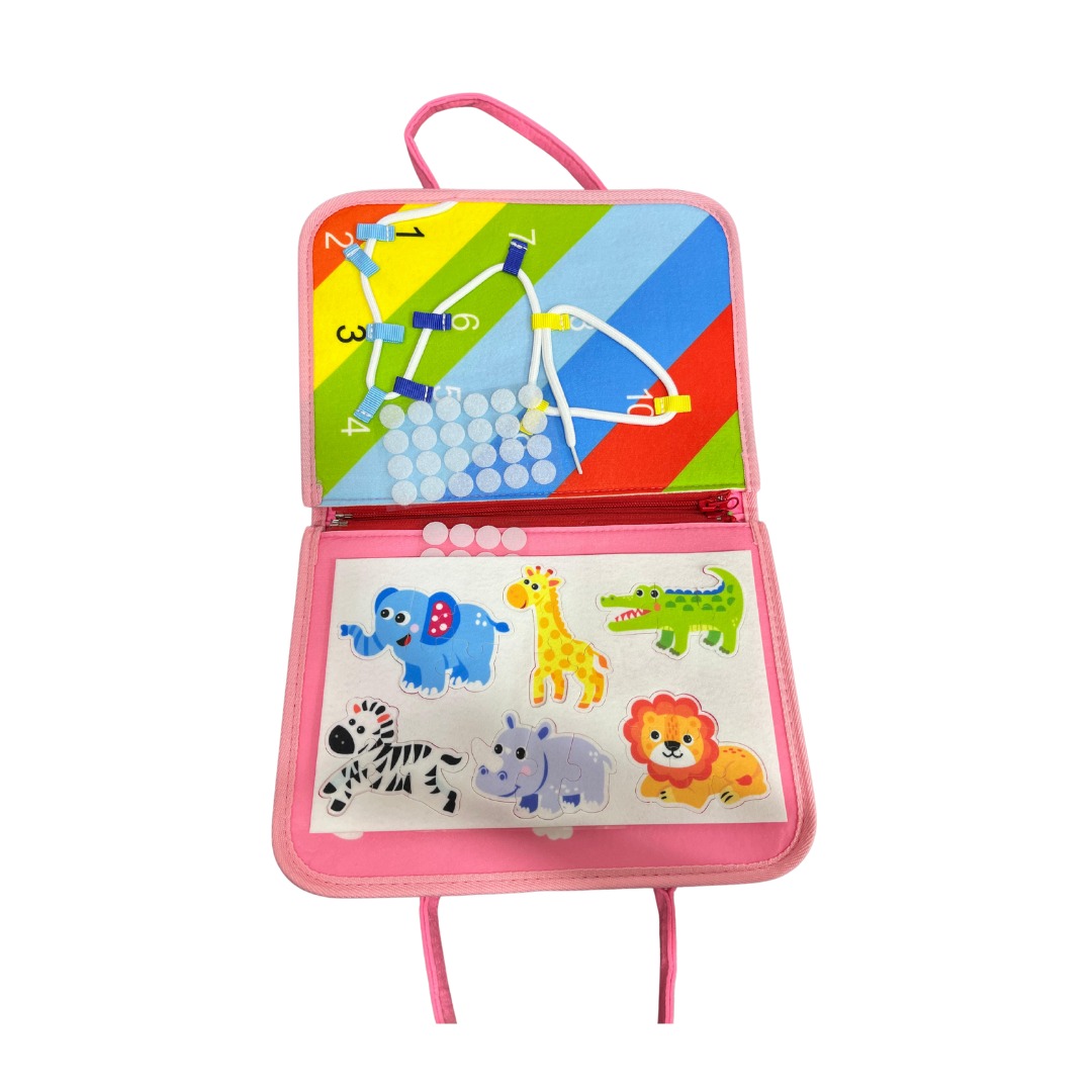 Miniatura 4 de MALETIN  SENSORIAL ROSADO  PARA NIÑOS